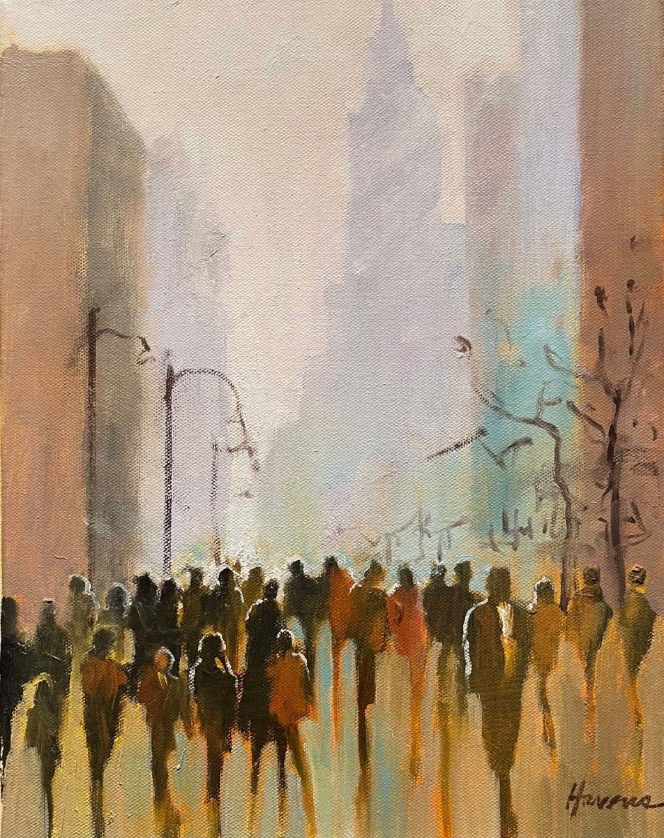 Fall in New York by Betsy Havens at LePrince Galleries